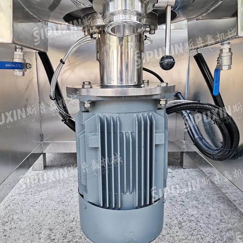 Lotion Cream Vakum Pengemulsi Mixer Homogenizer Geser Geser Tinggi