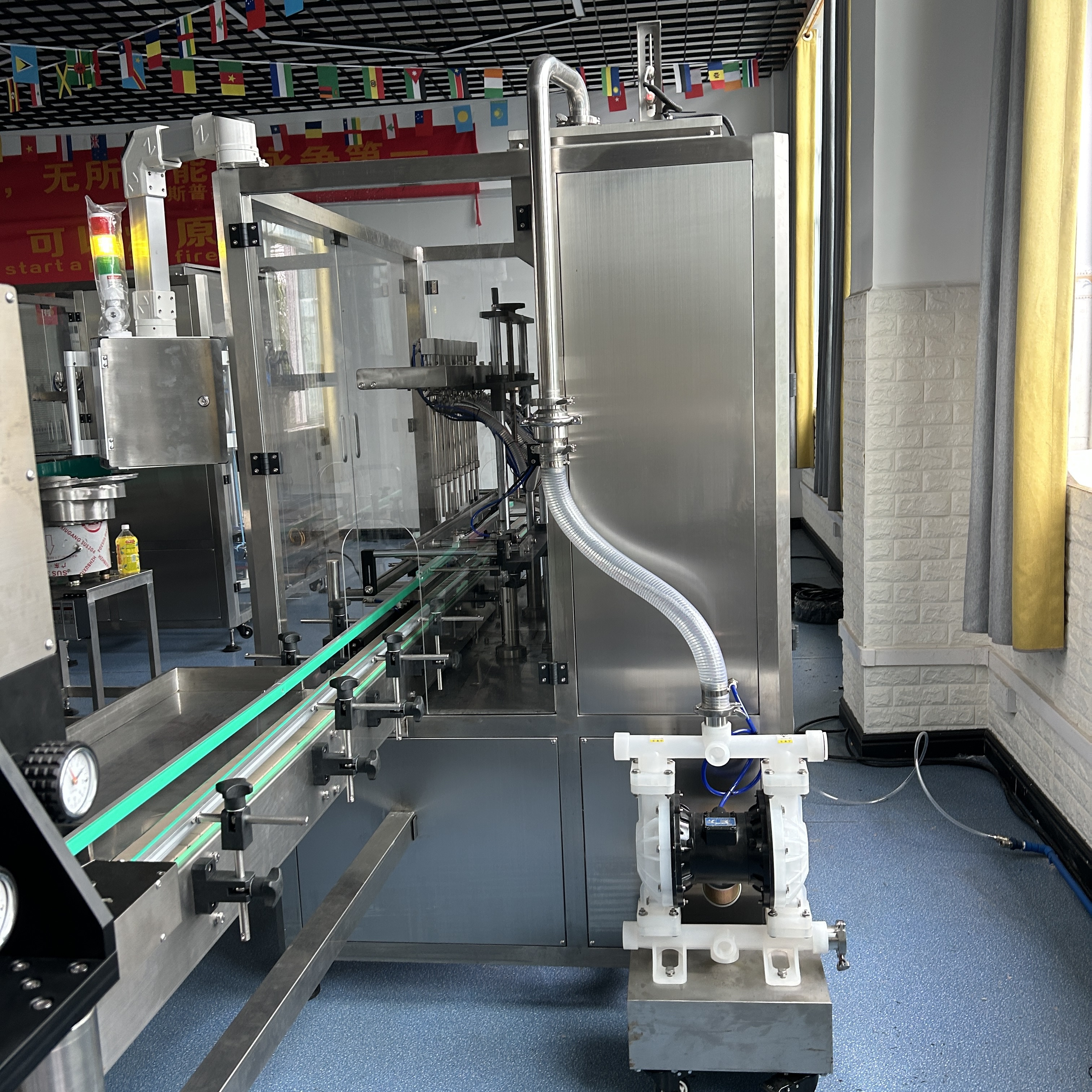 SPX 8-Head Servo Piston Filling Machine 