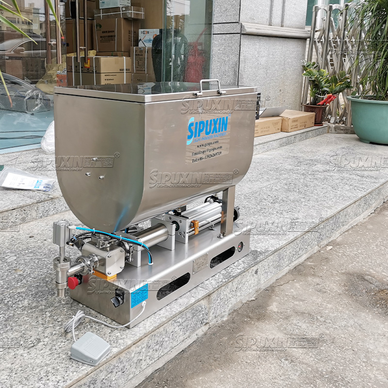 SPX Single Head Horisontal Mixing Filling Machine