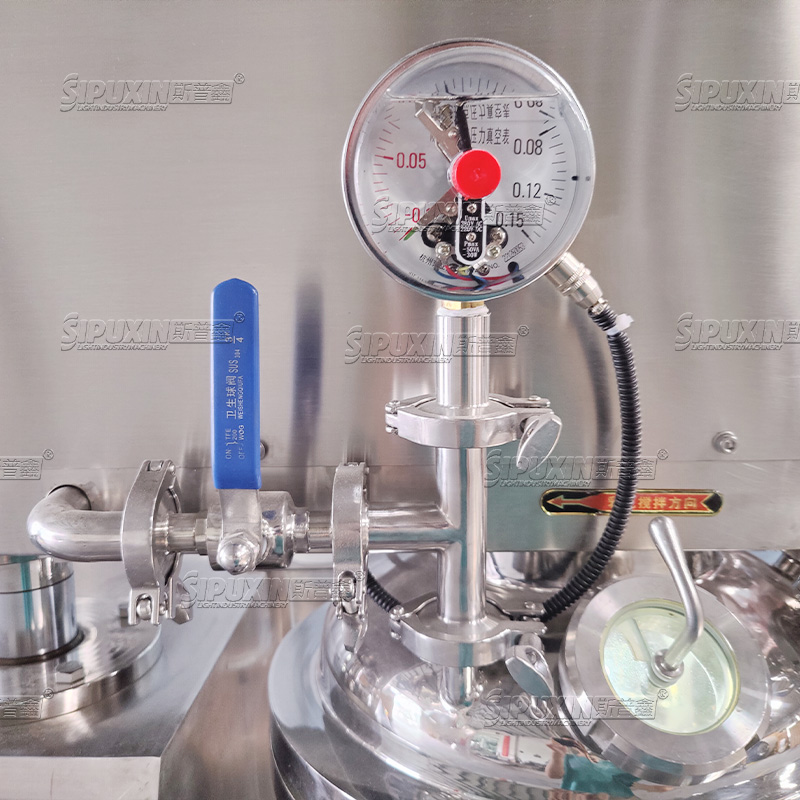 30L Stainless Steel Lab Hidraulik Pengangkatan Vakum Emulsify Mesin Mixer Mixer Tangki Pencampuran Listrik