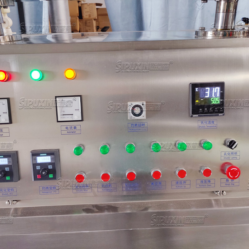 30L Stainless Steel Lab Hidraulik Pengangkatan Vakum Emulsify Mesin Mixer Mixer Tangki Pencampuran Listrik