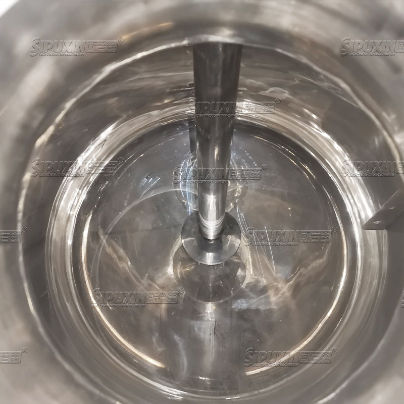 PLC Synchronous Hidraulic Lifting Vacuum Emulsifier Cosmetics Mixer Pemanasan Listrik Mesin Geser Tinggi Untuk Lotion