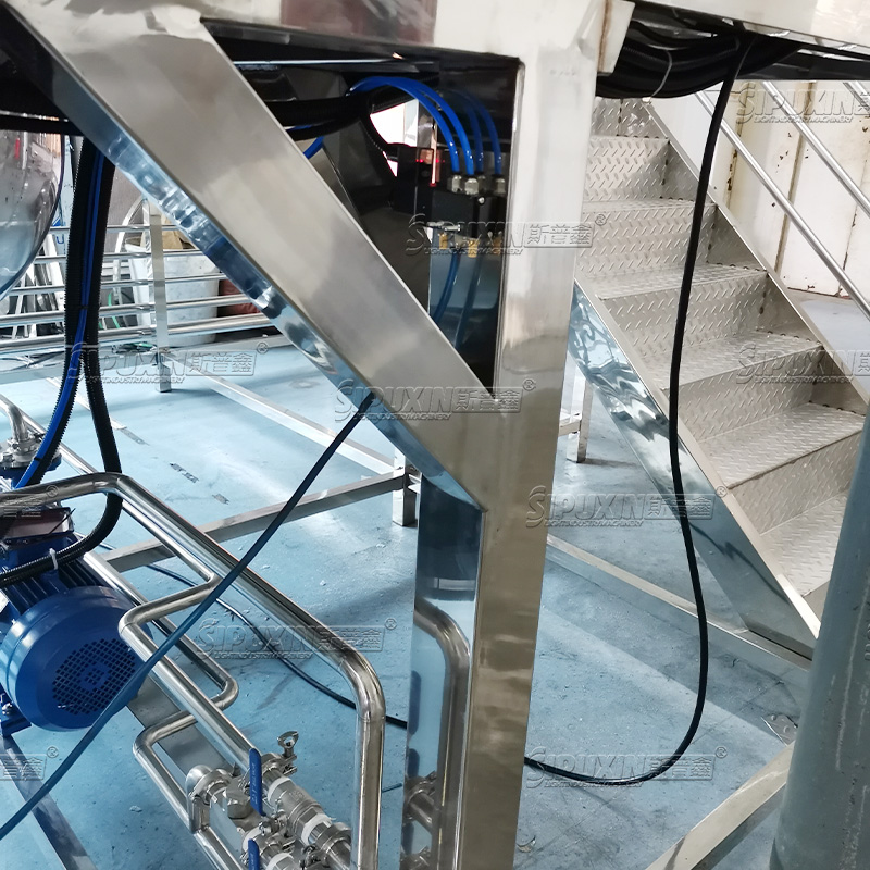 2T Cosmetic Mixer Vacuum Homogenizer Pengemulsi Homogenisasi Mesin