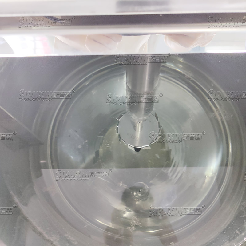 250L Hidraulik Pengangkatan Homogenizer Bawah Kosmetik Mesin Pemanasan Listrik Pengemulsi Pengemulsi Mixer Vakum Homogenisasi Pengemulsi