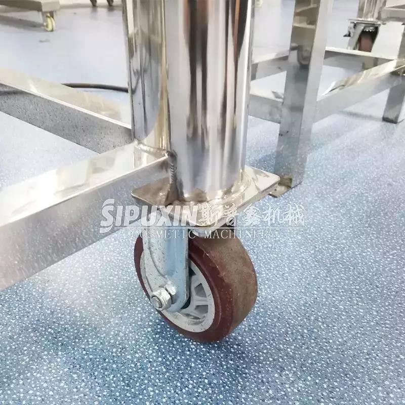 SPX Sanitary Stainless Steel Kosmetik Produksi Pencampuran Peralatan Pembuat sabun cairan.