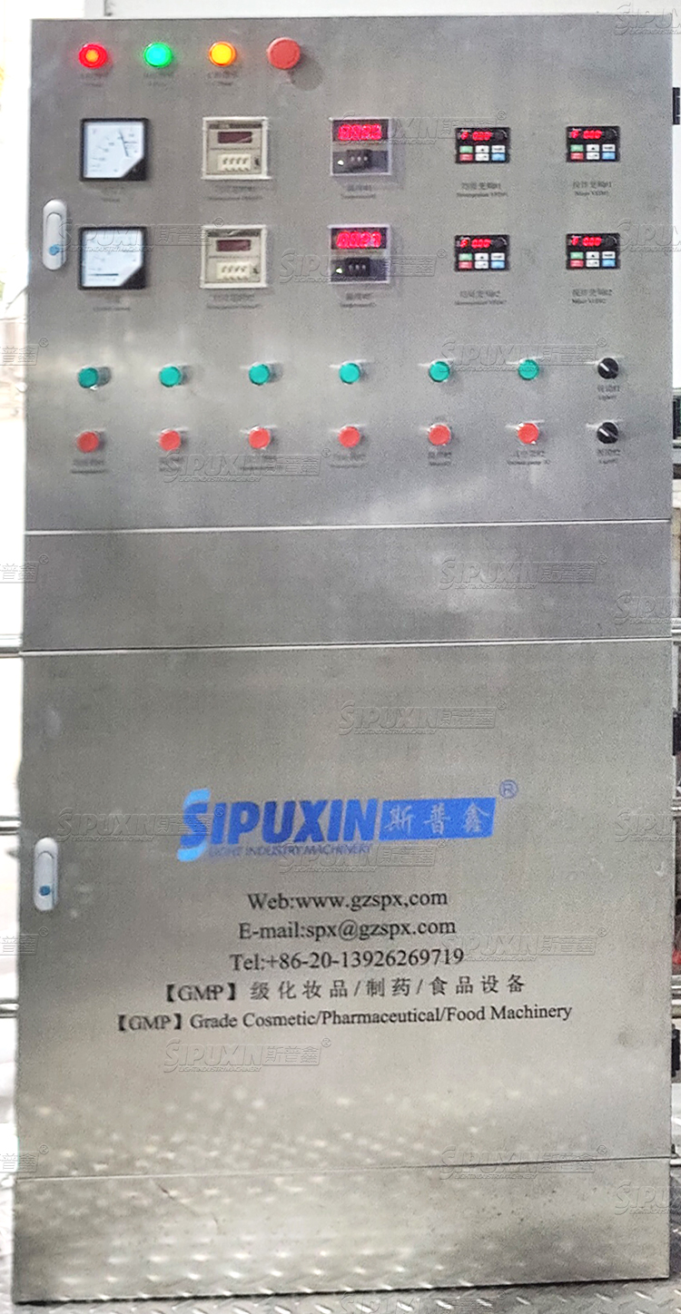 2000L Memperbaiki mesin mixer homogenisasi vakum untuk mesin pembuat lotion SUS 304/316L kosmetik