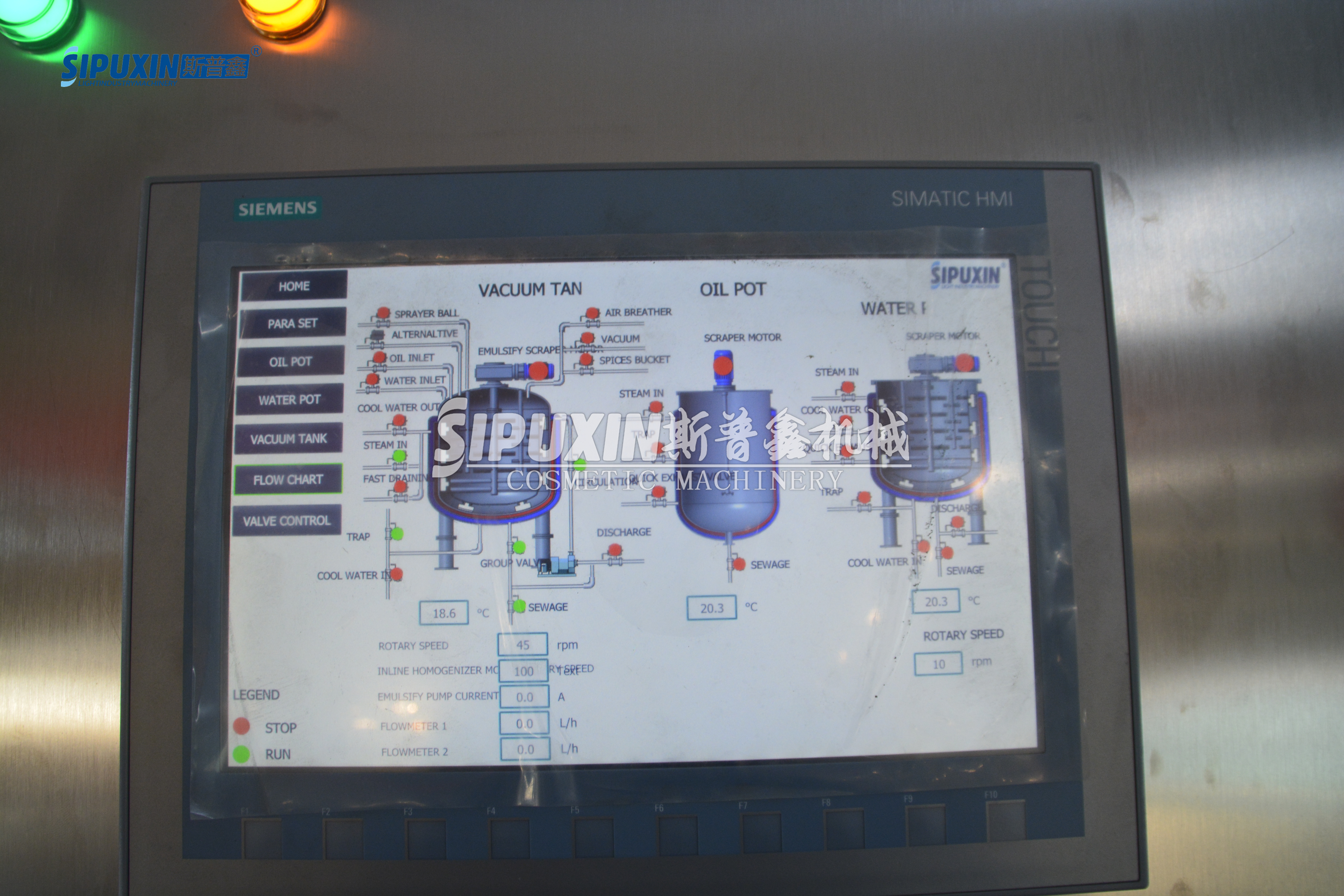 SPX 5T Vakum Peralatan Homogen Emulsi Pipa Vakum