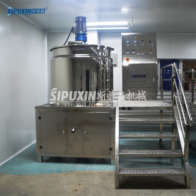 Sipuxin Liquid Detergent Agitator Tank untuk Kosmetik Harian Bahan Kimia