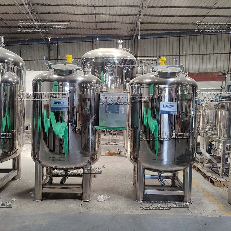 1000L 2000L Stainless Steel Sanitary Tangki Penyimpanan Penyimpanan Air