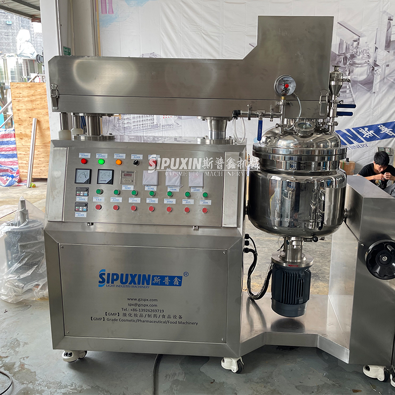 Homogenizer Homogenizer Geser Tinggi Pengemulsi Krim Mesin Produksi Pembuatan Mesin Harian Harian