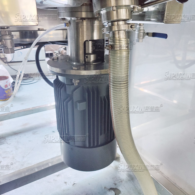 Harga pabrik stainless steel vakum pengemulsi mesin mixer untuk kosmetik