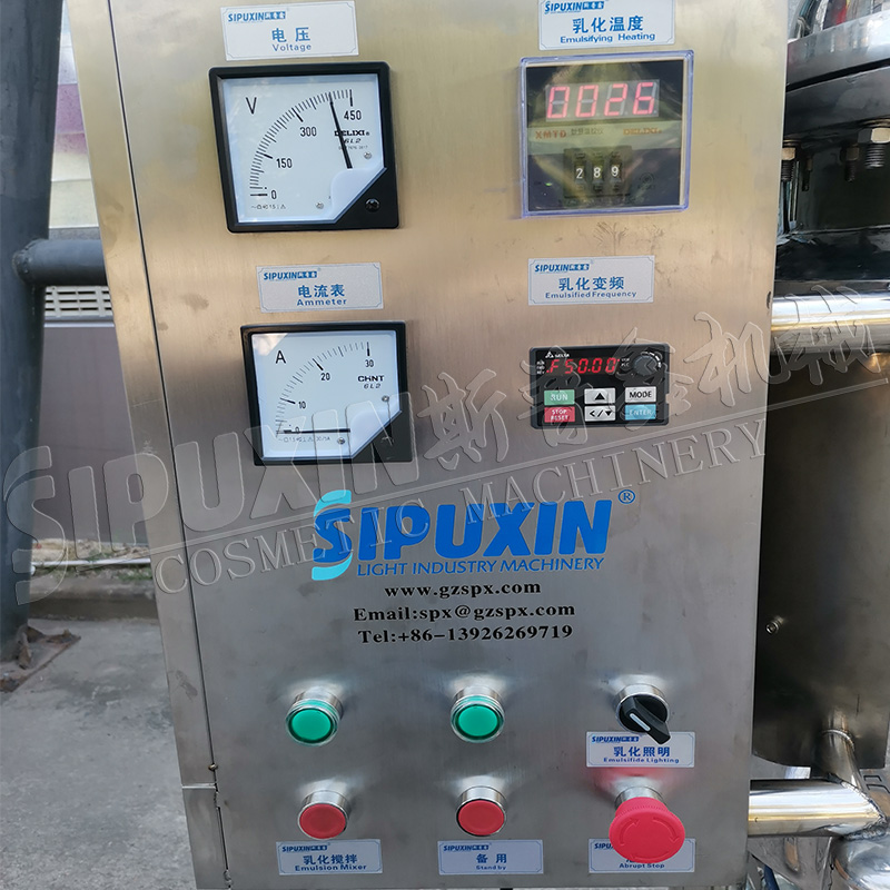 SPX New Vacuum Segeling Mixing Detergent Making Machine Machine Mesin Kosmetik