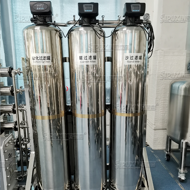 SPX1000LPH Otomatis RE REVERSE OSMOSIS OSMOSIS INDUSTRI PURNIFICE PERALATAN PENGOBATAN AIR MESIN