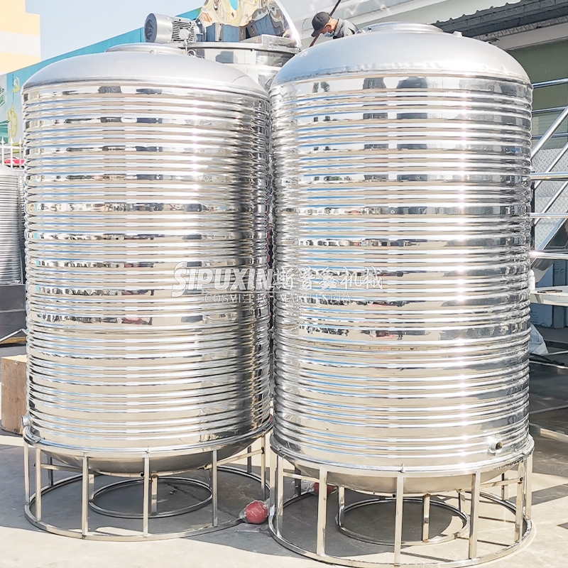 Peralatan Penyimpanan Kimia Baru Tangki Penyimpanan Air 304 Tangki Air Stainless Steel