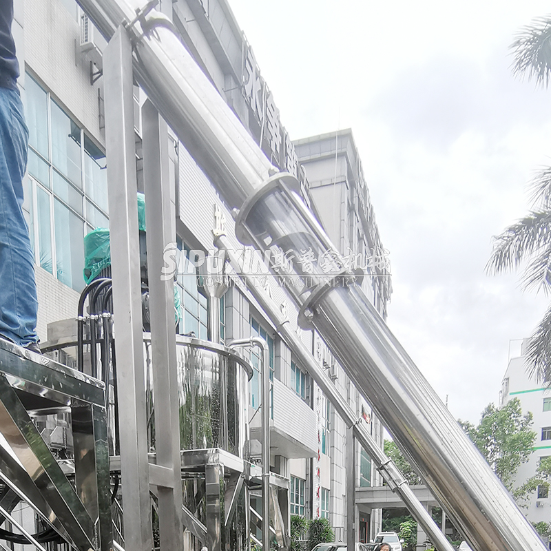 Efisiensi tinggi mesin pencampur stainless steel mesin pencampur dengan homogenizer geser tinggi