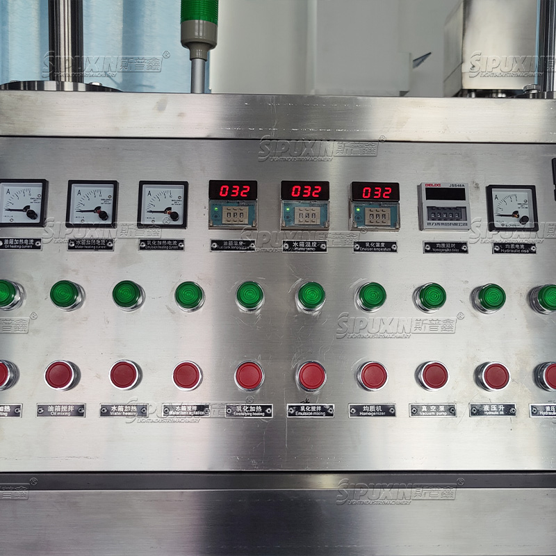 150L Mixer Homogenizer Pemanas Listrik untuk Lotion Sus304/316L Cream Mixing Machine