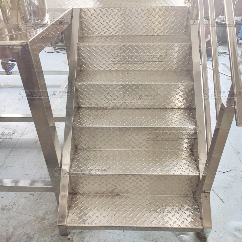 Harga pabrik stainless steel vakum pengemulsi mesin mixer untuk kosmetik