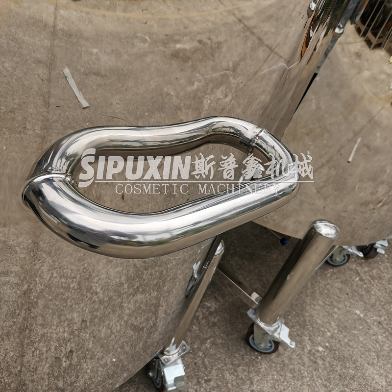 SPX Berkualitas Tinggi 500L Tangki Penyimpanan Penutup Terbuka Stainless Steel Tangki Tangki Bahan Bahan Tangki Penyimpanan Tangki Penyimpanan