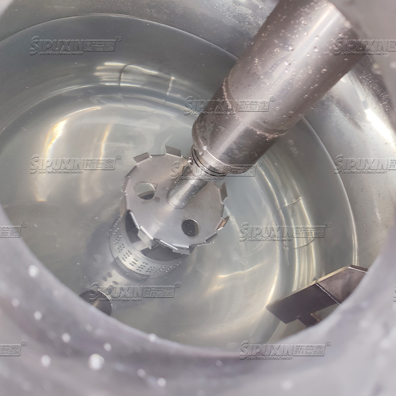 Tipe baru lebih aman kapasitas kecil-tahan ledakan-ledakan vakum vakum homogenisasi mesin mixer mixer lotion pengemulsi mixer