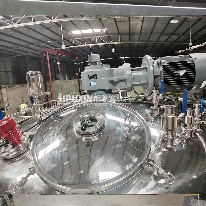 Sanitary Stainless Steel Tekanan Tinggi Homogenizer Mixer Mesin Pembuat Mesin Pembuat Cairan Kosmetik Mesin Mesin