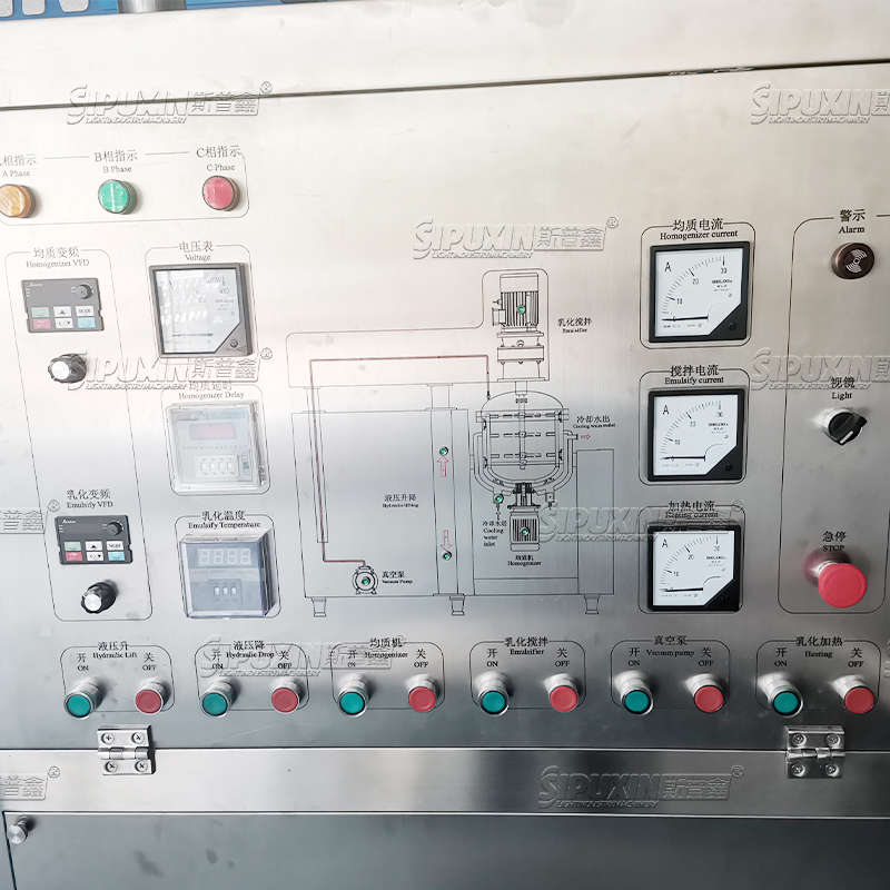 SPX Hidraulik Makanan Kecap Vakum Mayones Membuat Mesin Peralatan Pengemulsi Pengemulsi