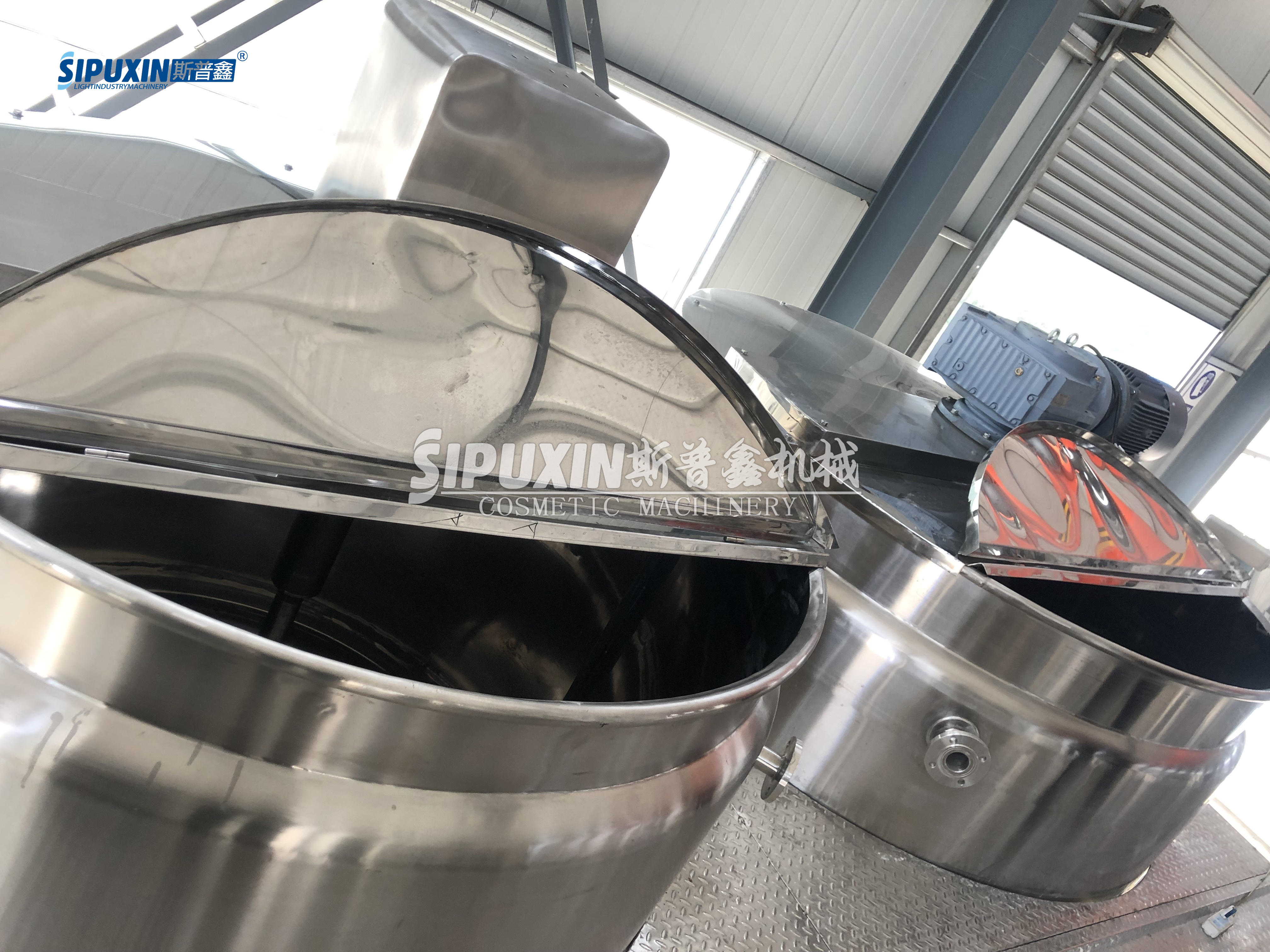 Sipuxin 8t Single Fase Pipeline Vacuum Homogenizing Emulsifier