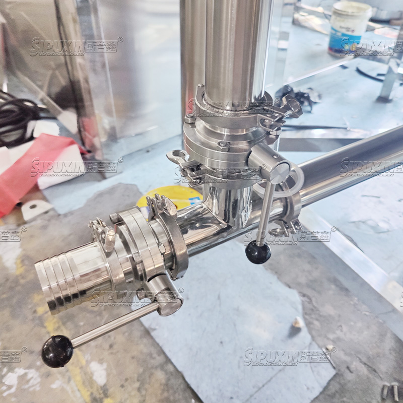 Tangki pencampuran berat 5 ton untuk mesin mixer homogenisasi stainless steel untuk sabun cair