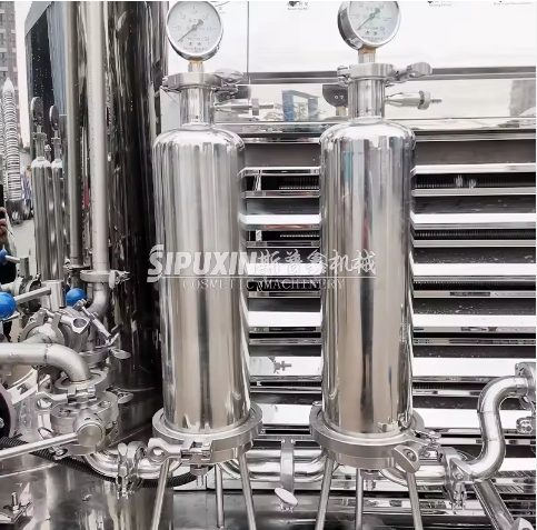 Mesin parfum 300L Mixer Stainless Steel Filter Peralatan Parfum Mesin Pembuat Minyak Beku