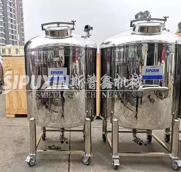 SPX Hot Sales Kualitas Tinggi Stainless Steel 1000 Liter Tangki penyimpanan kimia air untuk kosmetik