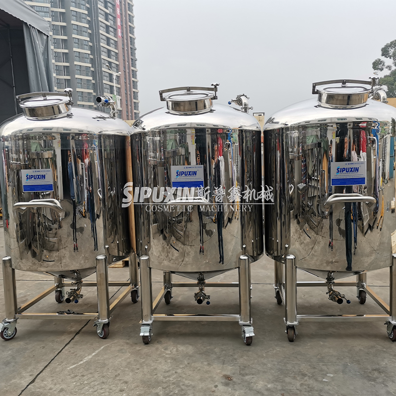 Tangki penyimpanan air alkohol stainless steel 