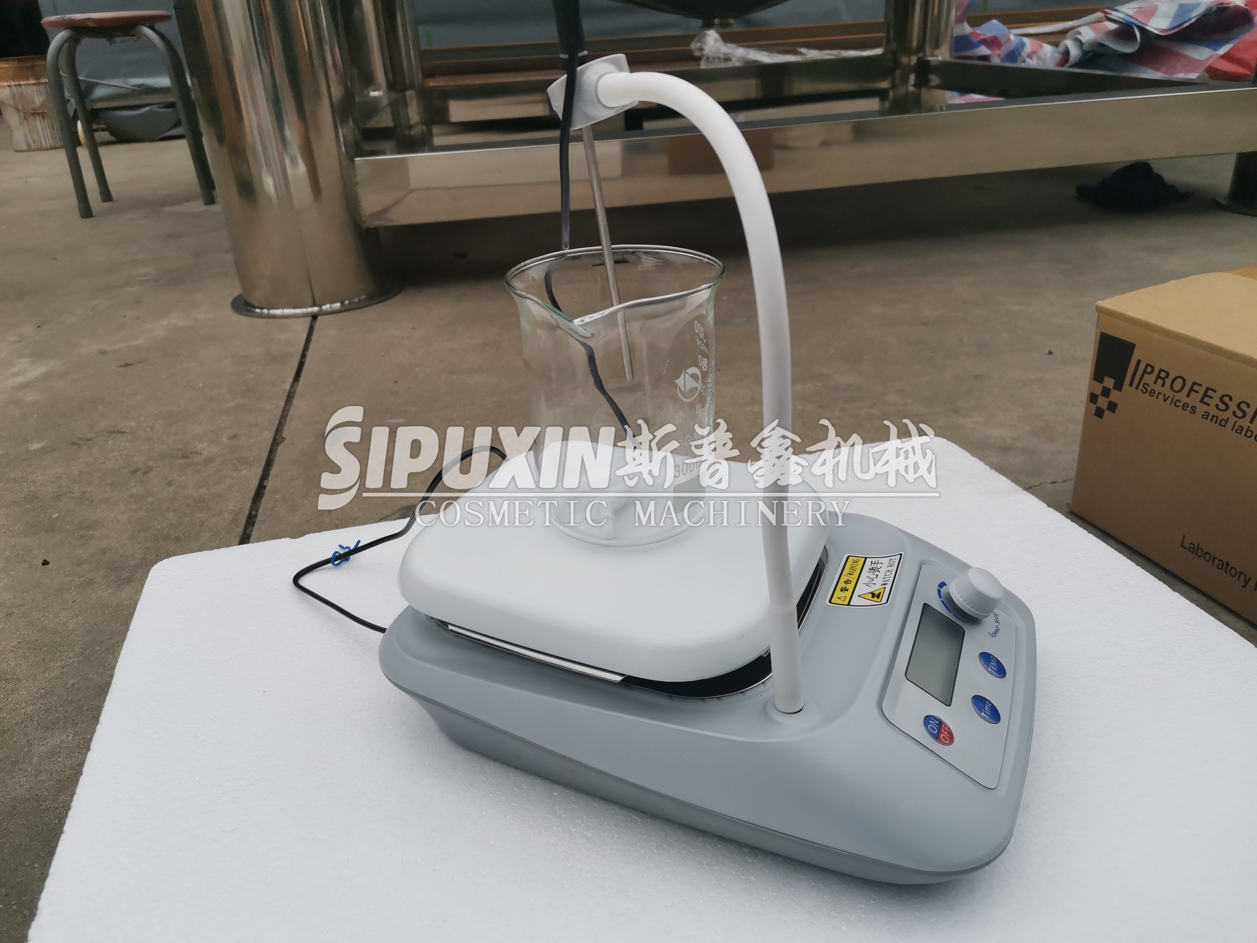 Sipuxin Digital Display Electric Stirrer untuk peralatan laboratorium 