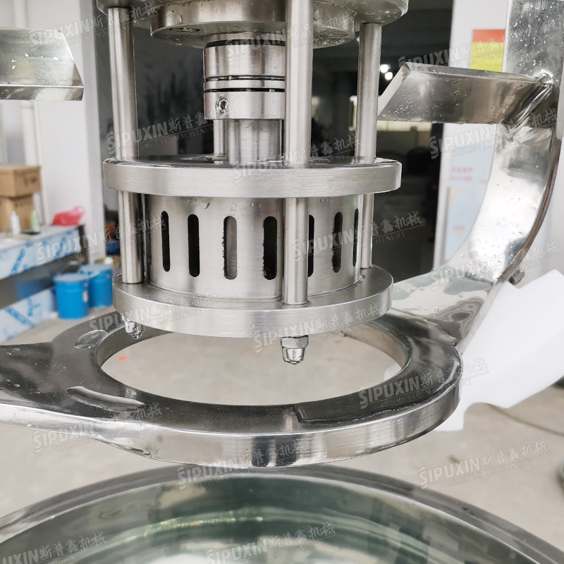 Mixer pengemulsi vakum stainless steel untuk mixer lotion homogenisasi homogenisasi 100 liter kosmetik 100 liter 