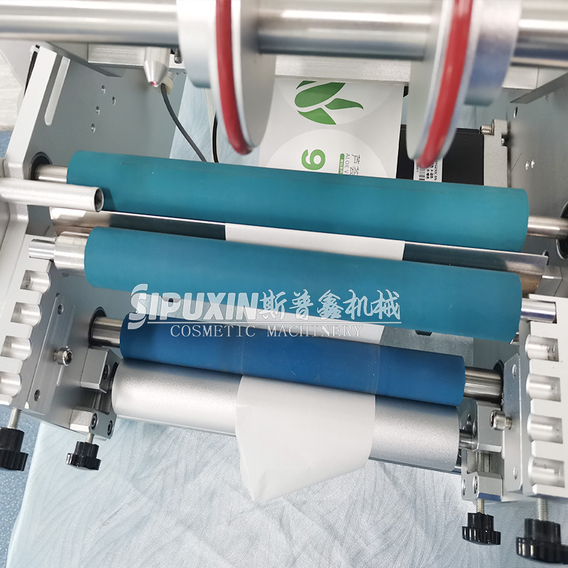 Harga pabrik spx semi-otomatis desktop bundar botol plastik kaleng mesin cetak pelabelan
