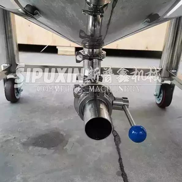 SPX Hot Sales Kualitas Tinggi Stainless Steel 1000 Liter Tangki penyimpanan kimia air untuk kosmetik