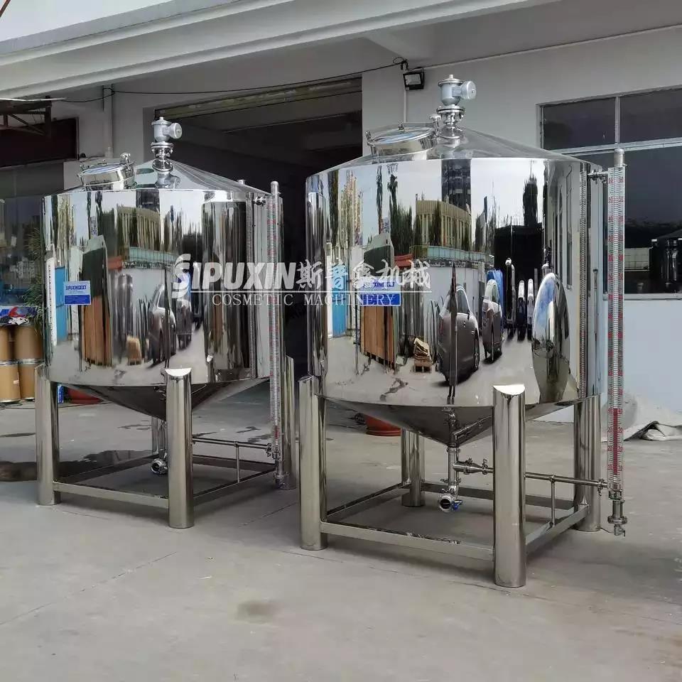 3000L Tangki Alkohol Bahan Ledakan Stainless Steel untuk Pembuatan Parfum 