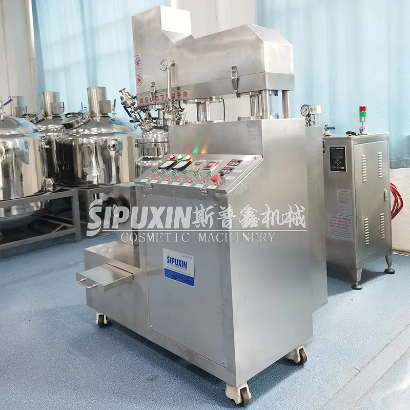 Produk Tren Hot Trending 15L Sanitary Stainless Steel Steel Homogenizer Mixer Cosmetic Cair Soap Mixer Laboratorium Pengemulsi R&D