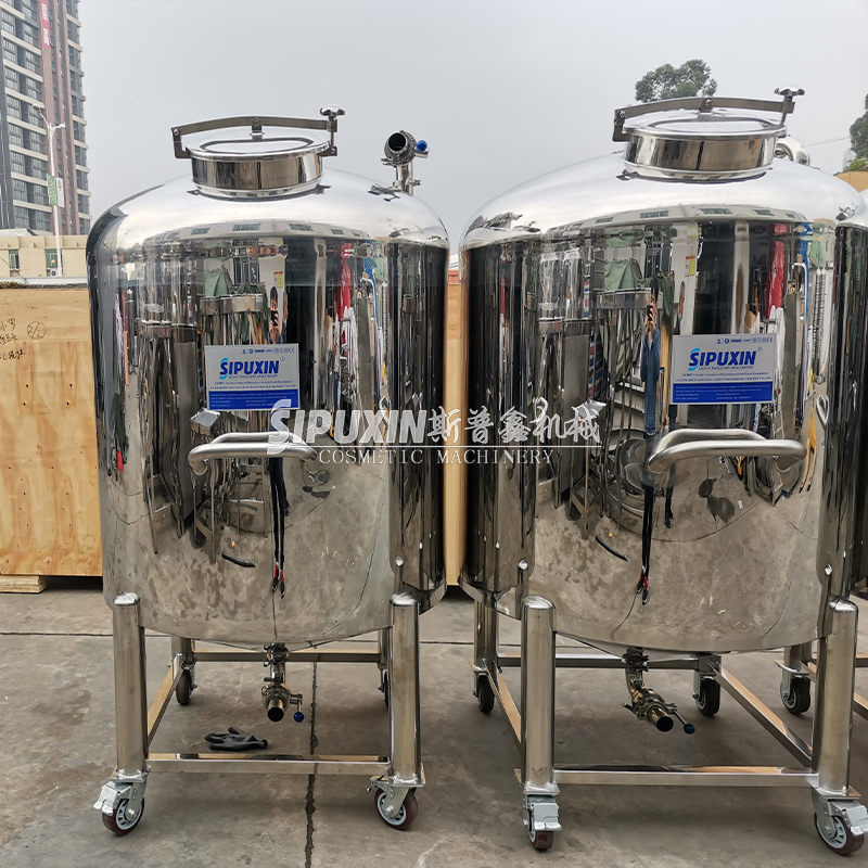 Tangki penyimpanan air alkohol stainless steel 