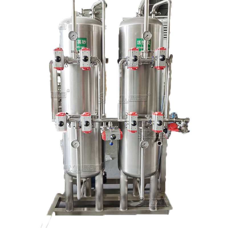 2 Tahap Reverse Osmosis Perawatan Air untuk Air Perkotaan Sistem RO sekunder air minum air dengan EDI 