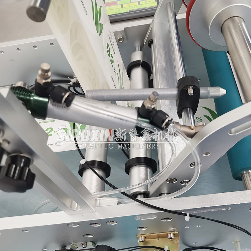Harga pabrik spx semi-otomatis desktop bundar botol plastik kaleng mesin cetak pelabelan