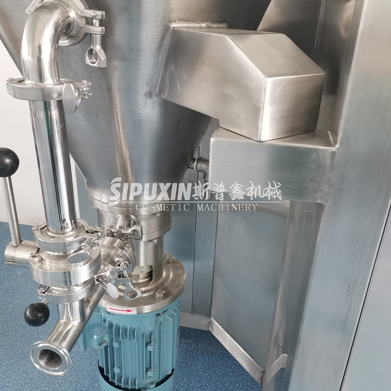 5L Mesin mixer emulsifie homogenisasi vakum homogener berkecepatan tinggi untuk laboratorium 