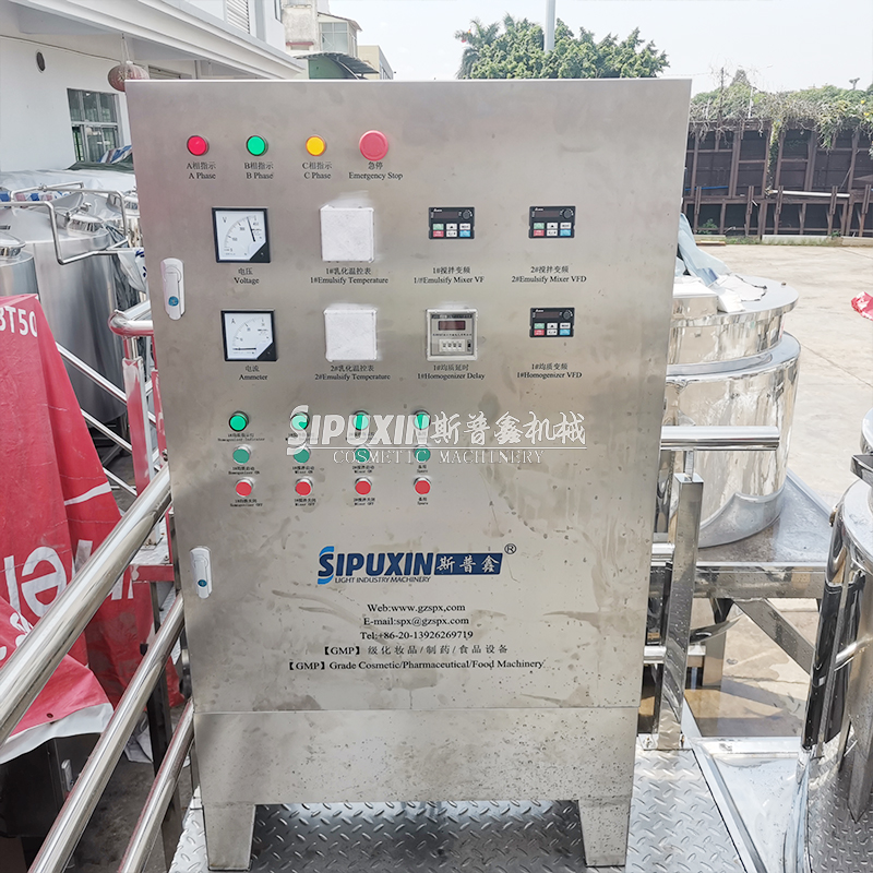 Kombinasi SPX 400L Tangki Pencampur Listrik Tangki Mixer Mixer Mixer Deterjen Mesin