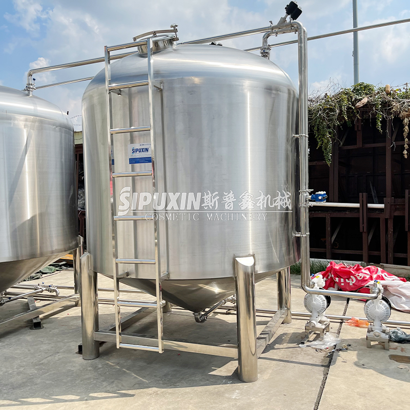 Sipuxin 6000L Stainless Steel Tangki Penyimpanan Alkohol Tertutup