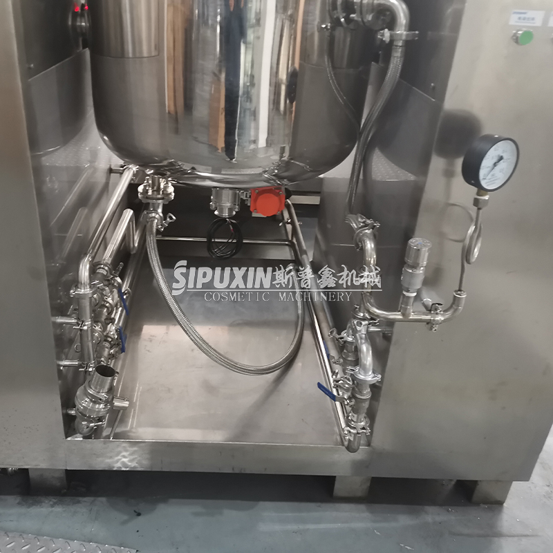 Air dan minyak fuser stainless steel stainless steel homogenizer tinggi mixer reaktor pengemulsi kosmetik