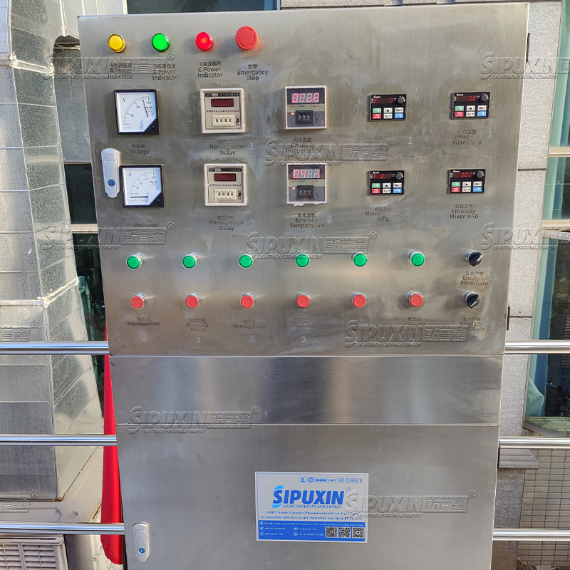 Mesin volume volume besar homogenizer mesin homogenisasi tetap pasta mesin mixer homogenisasi