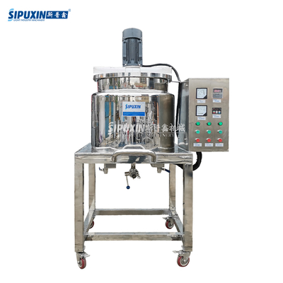 Penjualan panas 150L Shampo Bergerak Lem Mixer Mesin Pembuat Cairan Kimia untuk Produk Kosmetik