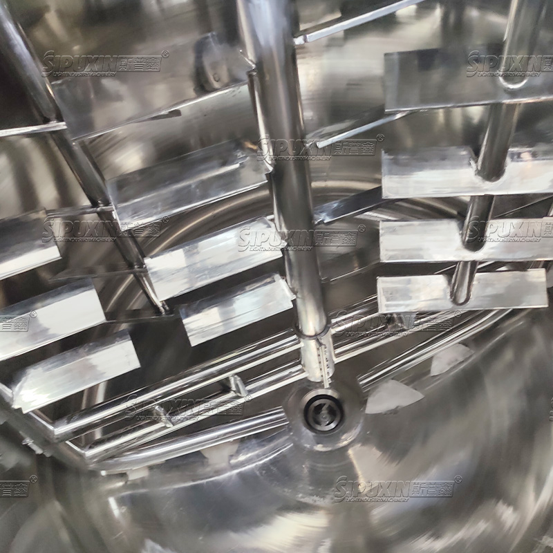 Tangki pencampuran berat 5 ton untuk mesin mixer homogenisasi stainless steel untuk sabun cair