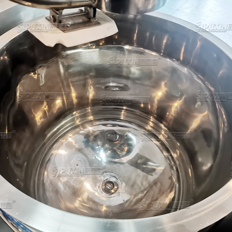 200L Pengemulsi Pengemulsi Homogenisasi Homogener Atas dengan PLC Panel Kontrol Kosmetik Mixer Lotion Pengemulsi Homogenzier