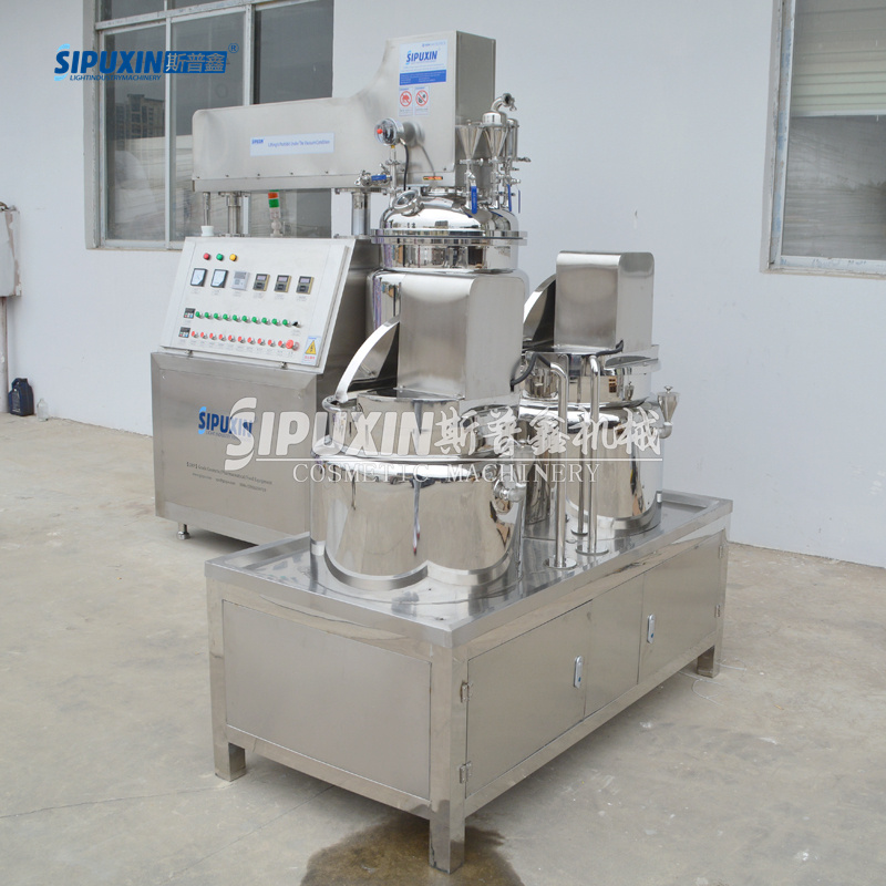 Sipuxin 100L Lotion Electrical Lotion Vacuum Emulsifying Mixer