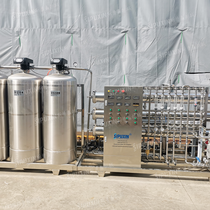 2000L Air Soft Reverse Osmosis Sistem Pemurnian Air Pengolahan Air Minum