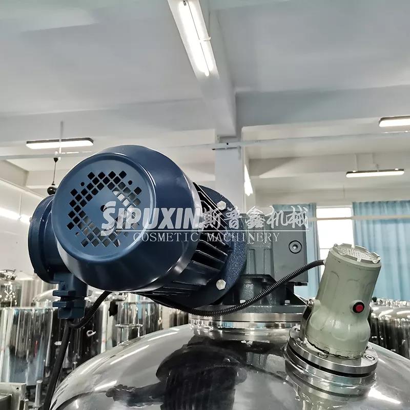 Sanitary Stainless Steel Kosmetik Peralatan Produksi Planetary Liquid Soap Making Machine Tangki